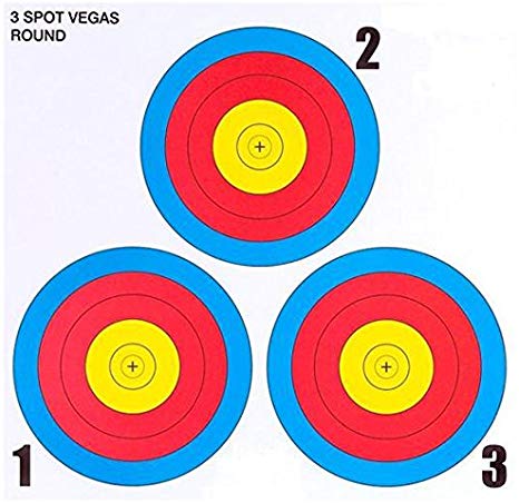 Morrell Official 3 Spot Vegas Paper Target